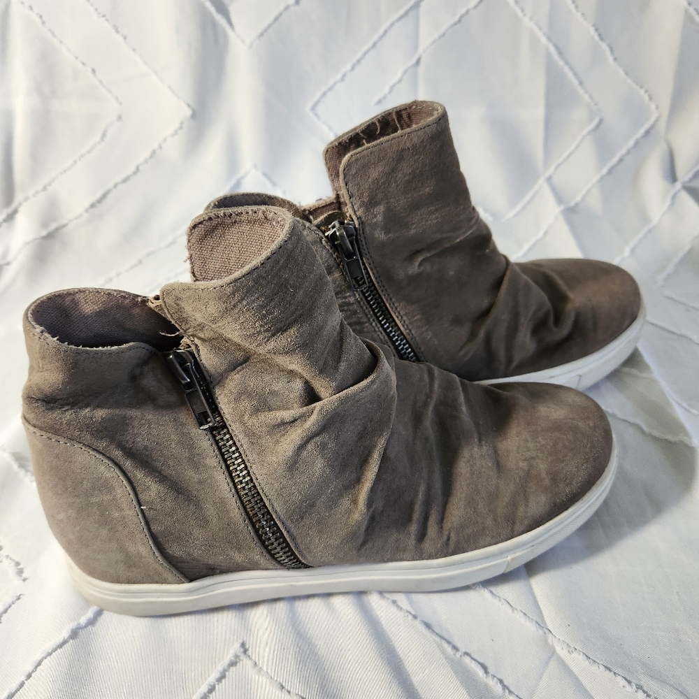 Yellow Box Marbee 7 Taupe Hidden Wedge Sneaker Boot